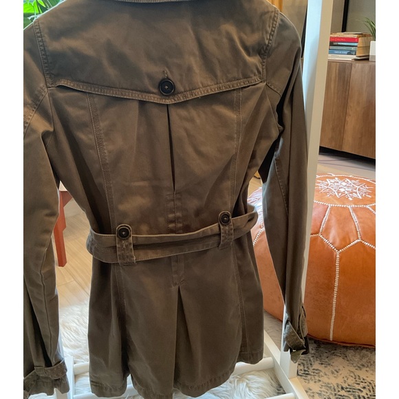 American Eagle Sz Small Army Green Cargo Jacket - Picture 2 of 4